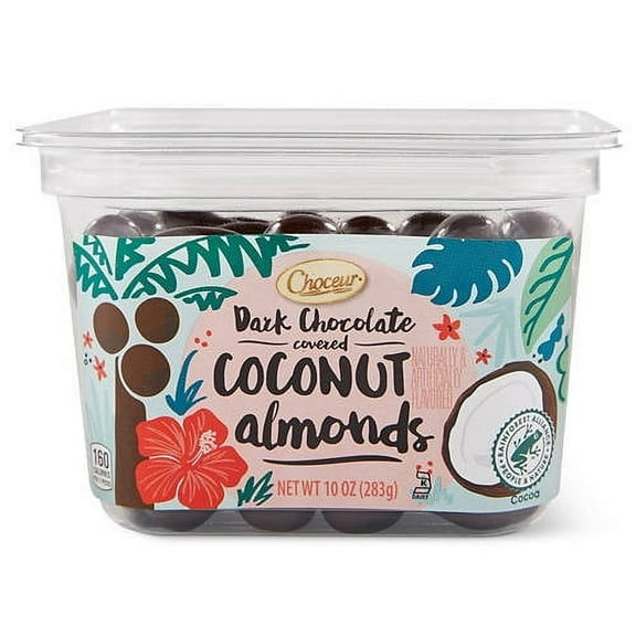 Dark Chocolate Coconut Covered Almonds, 10 oz- Pack of 3