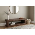 thumbnail image 5 of Origins by Alpine Rustic Modern Sequoia Entry Bench, Walnut, 5 of 5