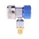 thumbnail image 2 of Conector rápido ajustable para aire acondicionado automotriz Adaptador de alto y bajo Ehuebsd R134A, 2 of 6