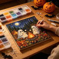 thumbnail image 3 of 2026 New Halloween Pearl Diamond Painting Art Kit,DIY 3D Pearl Bead Painting Kit Complete Craft Supplies for Adults Beginner,Cute Diamond Painting Crafts,Halloween Decor for Home Wall Decor, 3 of 3