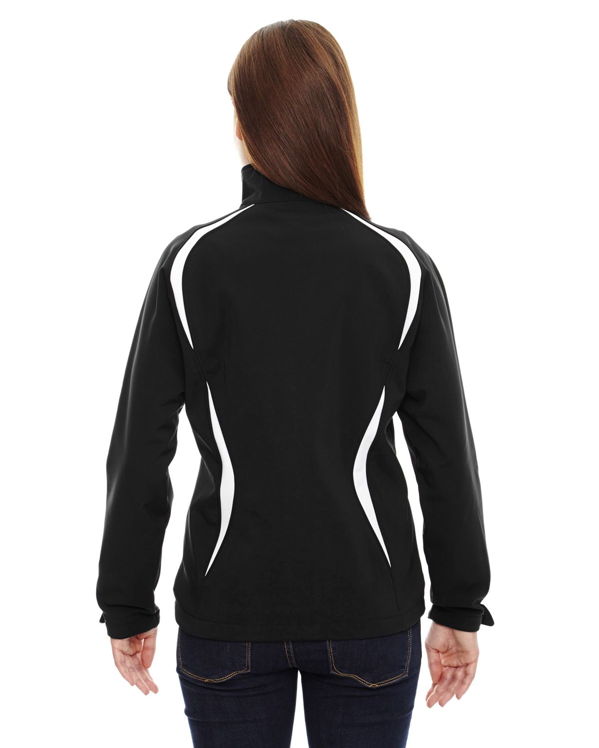 Ash City - North End Ladies' Enzo Colorblocked Three-Layer Fleece Bonded Soft Shell Jacket - image 3 of 3