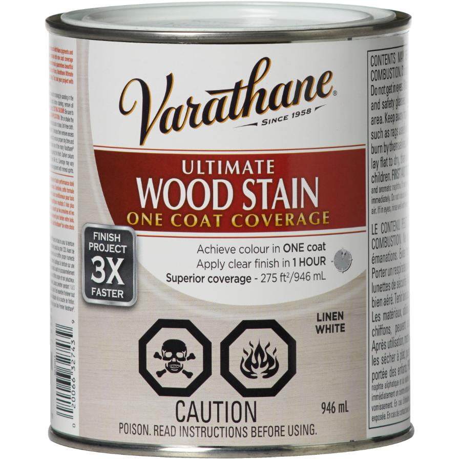 946mL Ultimate White Linen Alkyd Wood Stain Walmart Canada