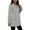 Grey, variant on Rain Jacket Women Waterproof Hiking Long Raincoat with Hood and Pockets Outdoor Lightweight Windbreaker Trench Coats