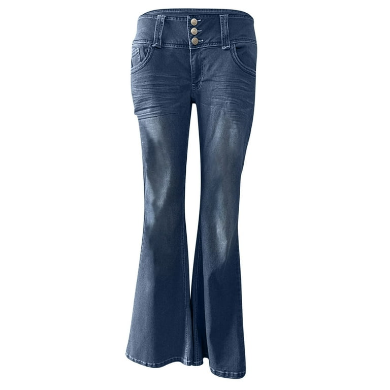 YYDGH Women's Jeans 90s Vintage Bootcut Jeans High Stretch