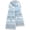 blue, variant on Womens Winter Scarf Elegant Snowflake Jacquard Knitted Scarf Plush Thicken Winter Scarves Warm Fair Isle Style Wool Scarf Shawl for Women