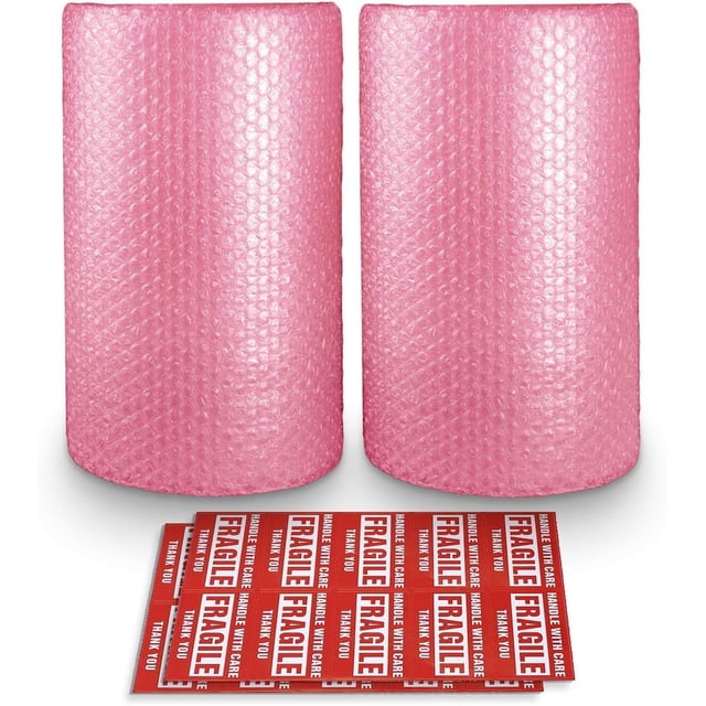 Material de embalaje Pacific Mailer Bubble Wrap de 0,48 x 43 x 11 m, paquete de 2