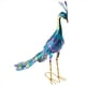 thumbnail image 2 of 2X Estatua de Pavo Real Metálico Multicolor Estatua de Pavo Real Metálico Jardín Al Aire Libre, Patio, Terraza, Decoración de Arte en El Porche, 2 of 5