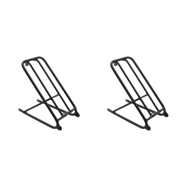 Advancent Bike Rear Outdoor Luggage Carrier Rear Carrier Rack Negro 2piezas