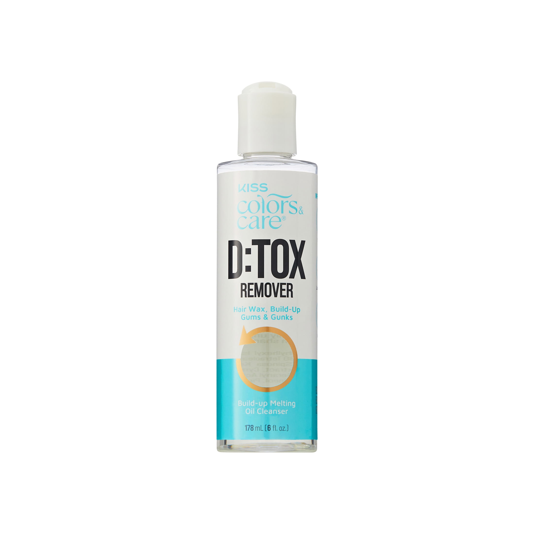 Kiss Colors & Care D:TOX Hair Detox Remover, Build-Up Melting Oil