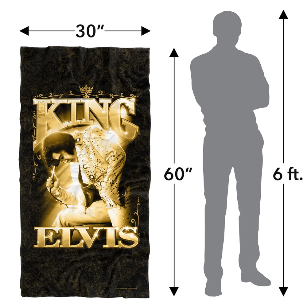 Elvis Presley The King Officially Licensed Beach Towel 30' X 60'