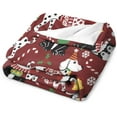 thumbnail image 3 of Christmas Throw Blanket Cute Dog Flannel Blanket Warm Soft Throw Blankets for Couch Bed for Women Men & Kids 60×80In, 3 of 6