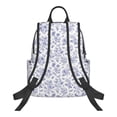 thumbnail image 2 of Naloa Floral Butterfly Print Lightweight DayBackpack Suitable for school, work, shopping, travel, etc., 2 of 5