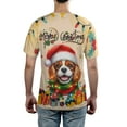 thumbnail image 5 of Merry Christmas Santa Cavalier King Charles Spaniel Scarf Twinkling Lights Xmas Holiday All Over Print 3D Shirt Unisex Merch Dog Lover Gifts - 00022, 5 of 6