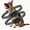 Black and Black, variant on 1 Pack No Shock Vibration Bark Collar for Large & Medium Dogs - Safe & Humane Dog Bark Collar with Beep & Vibration, 3 Adjustable Sensitivity Levels, 100% IPX7 Waterproof Black