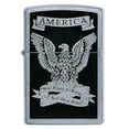 thumbnail image 5 of Zippo Street Chrome Eagle Windproof Pocket Lighter, 5 of 6