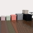 thumbnail image 5 of Boîte de Rangement Capacité de Charge Élevée Pliable en Tissu Ottoman de Rangement Polyvalent Cube Siège pour la Maison Qinhai, 5 of 5