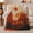 Mesa Sunrise, variant on Minimalist Desert Landscape Saguaro Cactus Sunset, Peaceful Celestial Scene, Warm Flannel Blanket for Home Library and Reading Nook, Art Lovers Housewarming Gift, Celestial Home Decor