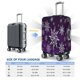 thumbnail image 4 of Balery Snowflake Gradient Purple Funda de equipaje, fundas para maletas, elástica, lavable, protector de maletas, compatible con maletas de 18 a 32 pulgadas-Large, 4 of 7