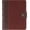 Brown/Burgundy, variant on Luxury Leather Sketchbook, Hardcover Drawing Notebook, Pen Loop/ Closure, Acid Free 150gsm Thick Paper, Full Grain Leather Artisan Collection by  (9.3" x 7.8" x .9")