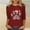 ZSD2-Christmas Gifts for Women-Wine, variant on VKOYWKM Women's 3/4 Sleeve Tops Christmas Shirts Xmas Santa Graphic Tees Casual Crewneck Holiday T Shirts Christmas Gifts for Women