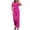 Hot Pink1, variant on FAIWAD Women's 2 Piece Outfits Button Front Waistcoat Sleeveless V Neck Vest Jacket and Pants Ladies Office Work Set