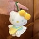 thumbnail image 2 of hello Cartoon Red Glasses Apron Keychain Plush Toy Backpack Doll Plush Keychain for Women Style 37, 2 of 2