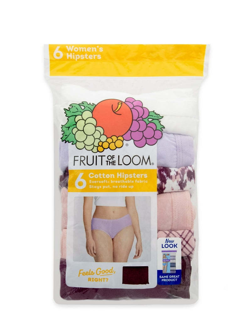 筋肉少女帯 KINGSHOW L FRUIT OF THE LOOM Fruit of the Loom Women's Breathable Micro-Mesh Underwear, 6-Pack