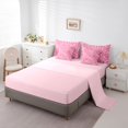 thumbnail image 5 of jejeloiu Leopard Print 7-Piece Twin Bedding Sets,Western Cowgirl Bedding Comforter Set,Pink White Sheet Sets For Girls Kids,Ultra Soft Home Decor Reversible, 5 of 8