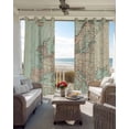 thumbnail image 3 of Vintage Map Blackout Curtains 54 Inch Length 2 Panels Set for Living Room Bedroom, Western Retro Art Maps Room Darkening Window Curtains Thermal Insulated Black Out Curtain 52"x54", 3 of 8