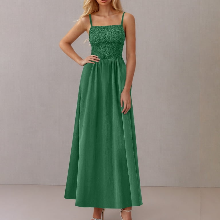 green tent dress 70s Green Bell Sleeve Dress | Retro Hippie Tent Mini Dress