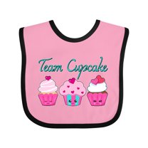 Inktastic Team Cupcake Happy Cupcakes Boys or Girls Baby Bib