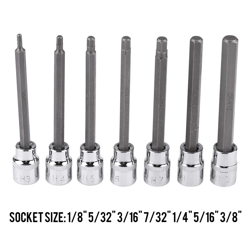 long hex bit socket set