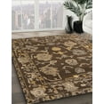thumbnail image 3 of Ahgly Company Machine Washable Indoor Rectangle Abstract Tiger Orange Brown Area Rugs, 3' x 5', 3 of 7