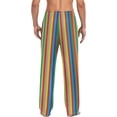 thumbnail image 2 of GZHJMY Mexican Serape Pajama Pants for Men, Lounge Pants Lightweight Men Pajama Bottoms with Drawstring Pockets, Christmas New Year Birthday Gifts, Small, 2 of 6