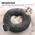 thumbnail image 3 of Innens Pet Dog Cat Kennel Fluffy Bed Calming Sleeping Bed,Gray, 3 of 11
