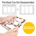 thumbnail image 4 of Yayeee Rocker Switch Wall Plate 1-Gang 4.6"x2.9" Home Decorative Outlet Cover, Cute Chocolate Cakes, 4 of 6