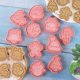 thumbnail image 2 of 10 piezas Diy cortadores de galletas de estilo navideño cortadores de galletas prensables de plástico, 2 of 5