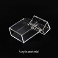 thumbnail image 4 of Caja De Cigarrillos Transparente Espesar Material Acrílico Contenedor De Cigarrillos Diseño De Concha Porta Cigarrillos Compacto Caja De Almacenamiento De Cigarrillos De Moda Para Fumar sonducket TO004961-00, 4 of 5