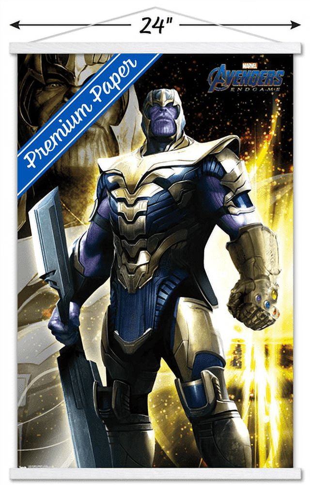 Marvel Avengers End Game Captain America Thanos Lithograph Poster 18x2 –  gamestoyshop