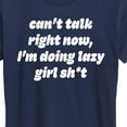 thumbnail image 3 of Instant Message - Can't Talk - Women's Short Sleeve Graphic T-Shirt, 3 of 6