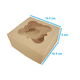 thumbnail image 2 of Cajas Cupcake 4 Cavidades / Muffins / Kekitos / Panquecitos / Repostería, 2 of 2