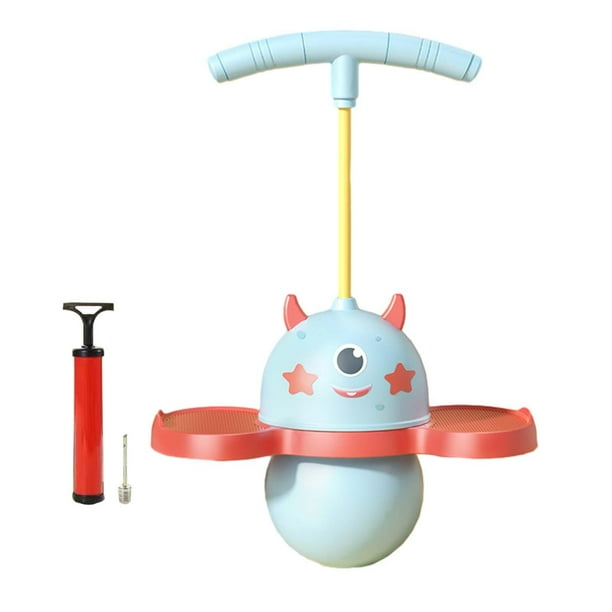 Pogo Ball con mango Cola Ganado Azul