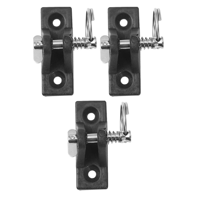 Minkissy 3Pcs Durable Stainless Steel Boat Bimini Top Hardware with Pin and Ring for Marine Canopy