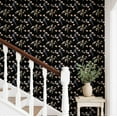 thumbnail image 3 of S4Sassy Bird Blossom Wallpaper - Black Wall Covering, 25" x 60" Self-Adhesive Vinyl Wall Paper, Decorative Walls Wrap, Easy DIY Walls Covering For Bedroom, Living Room, Living Space, 3 of 9