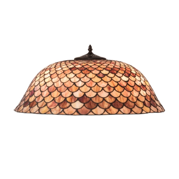 65173 Meyda 24" Wide Tiffany Fishscale Shade