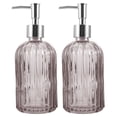 thumbnail image 1 of 2 botellas dispensadoras de champú de vidrio con bomba para el hogar, botellas cosméticas, 1 of 8