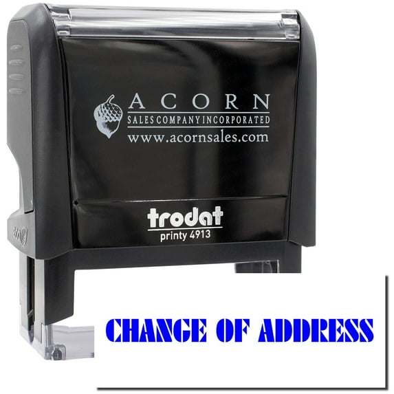 Large Self-Inking Allergic To Penicillin Stamp, Trodat Printy 4913, Press and Print Stamping, Impression Size 7/8" x 2-1/4", Up to 10,000 Impressions - Blue Ink