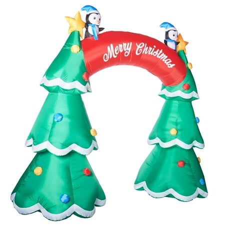 Holiday Time Christmas Tree Archway Inflatable 12 Walmart Com