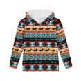 thumbnail image 6 of DISNIMO Aztec Hoodies for Boys Horse Hoodie for Kids 6-7 Hoodie Sweatshirts for Boys Like Girls Sweatshirt with Hoodies Street Wear Hoodies for Boys Hooded Pullover Sweater Casual Wear, 6 of 7