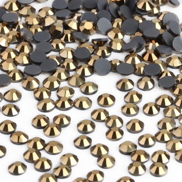 Beadsland Crystal Hotfix - Piedra cortada a máquina, 1440 unidades por paquete (Aurum SS20/0.197 in)